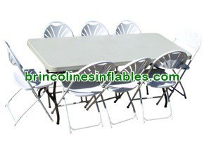 6ft Tables $6 / Folding Chair $0.75 (8hrs) + Delivery