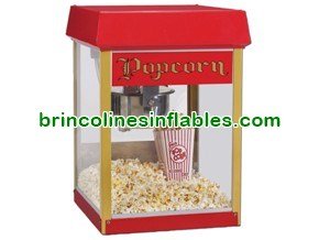 Popcorn machine rental, snow cone machine, tables, chairs