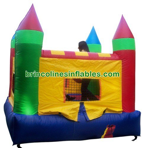 8x8 mini castillo inflable multicolor