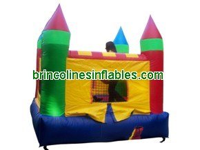 8x8 mini castillo inflable multicolor