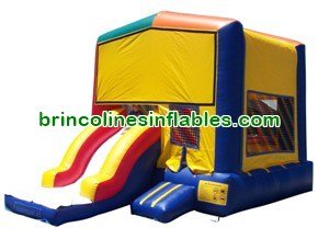 C1103 2 in 1 combo inflatable castle slide 13x21x14 for rent