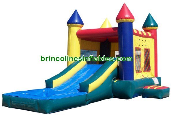 Combo Jumper Water/Dry Slide For Sale