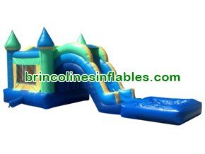 C1108 Combo Inflatable Castle Water/Dry Slide