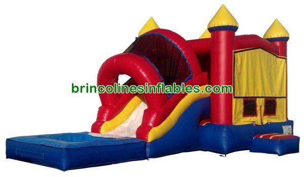 Inflatable Castle Water Slide Combo For Sale