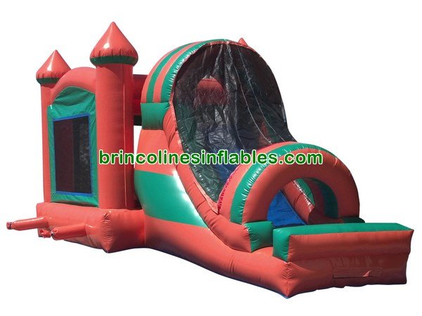 C1120 Orange Inflatable Combo Jumper