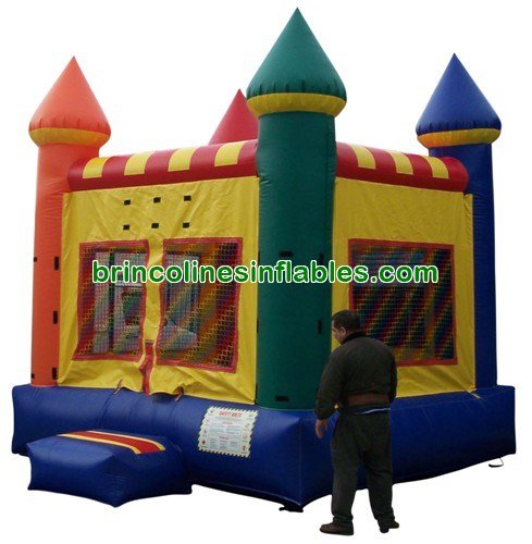 13x13 Multicolor Inflatable Castle For Sale