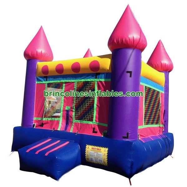 B491 Multicolor Inflatable Castle For Sale