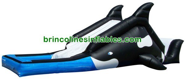 30 ft. Inflatable Whale Water Slide For Sale