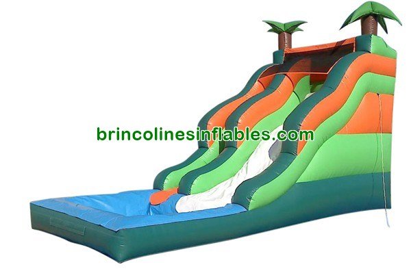 23FT Brincolin Inflable de Palmeras Acuatico