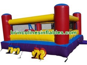 juego inflable de boxeo