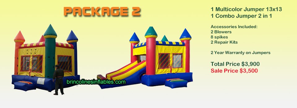 Bounce houses for sale package deal #2