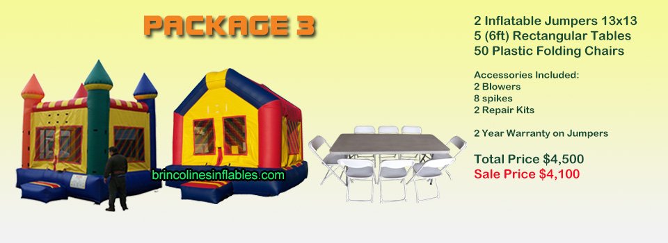 Bounce houses for sale package deal #3