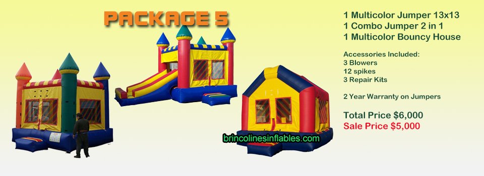 Bounce houses for sale package deal #5