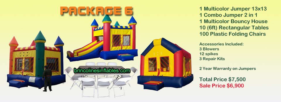Bounce houses for sale package deal #6