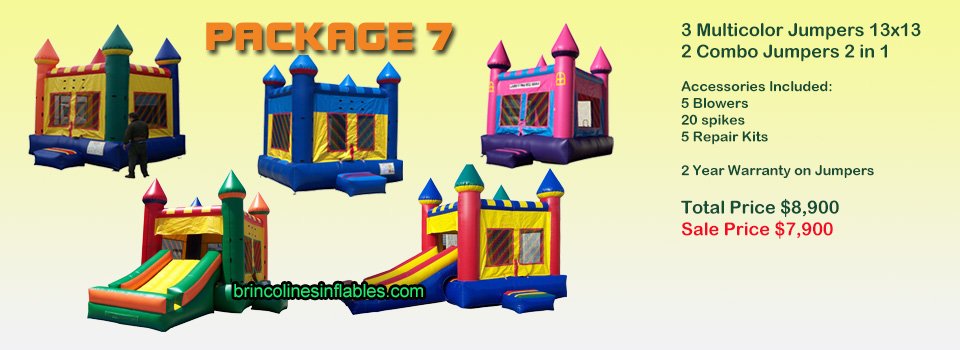 Bounce houses for sale package deal #7
