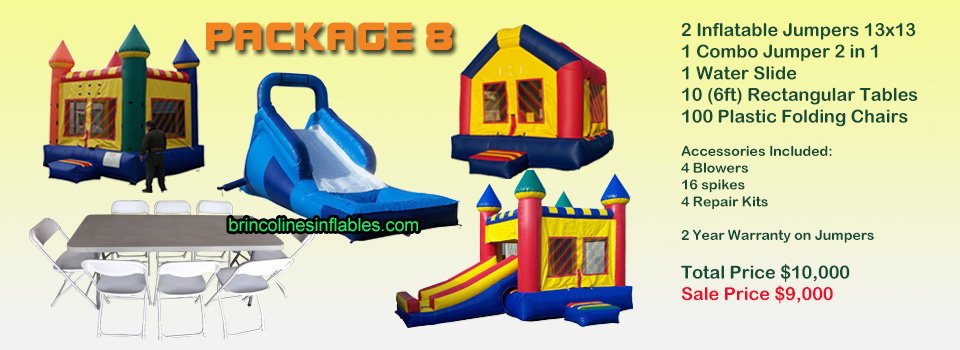 Bounce houses for sale package deal #8