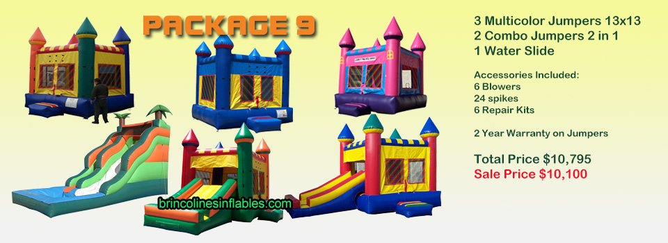 Bounce houses for sale package deal #9
